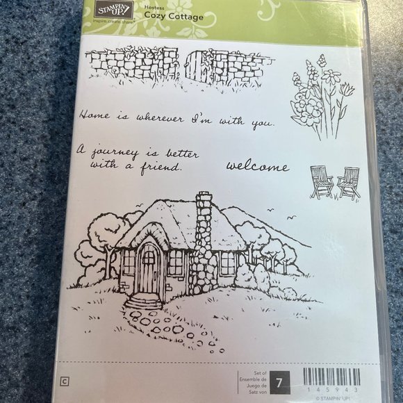 Retired Stampin' Up! Cozy Cottage - Picture 1 of 2